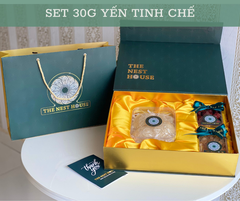 30G yến tinh chế hộp xanh
